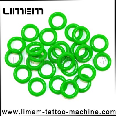 The newest popular Colorful Tattoo Machine Silicone Green O Ring