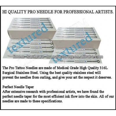 Bugpin Textured Tattoo needle 316L surgical steel High quality